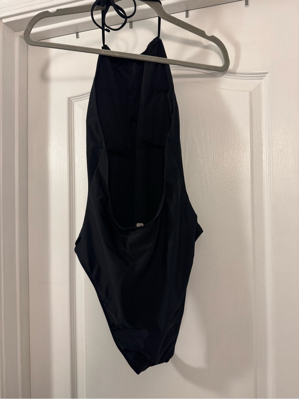 Forever 21 Black High-Neck One-Piece Swimsuit - Picture 6 of 8